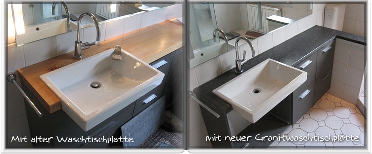 Granitwaschtischplatte
